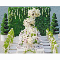 China Supplier Strong Weatherability Green Vertical Artificial Boxwood