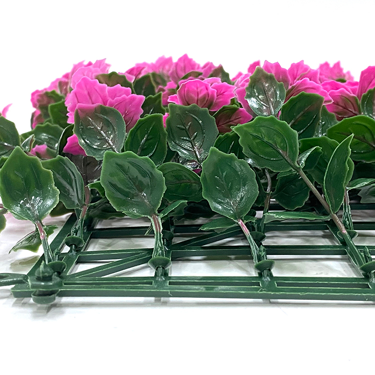 Purple Color Anti-UV High Quality Artificial Boxwood Green for Artificial Hedge