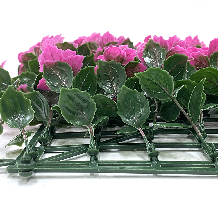 Purple Color Anti-UV High Quality Artificial Boxwood Green for Artificial Hedge