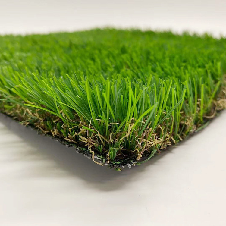Four Tones Artificial Turf Grass For Backyard Landscaping Decor