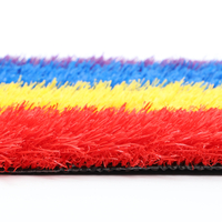 Customized Multicolor Eco-friendly Artificial Grass for Playground