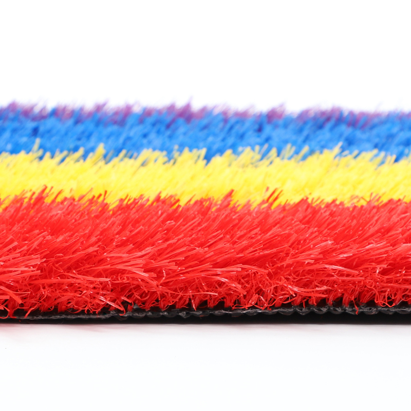 Customized Multicolor Eco-friendly Artificial Grass for Playground