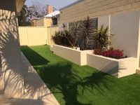Cement Base Waterproof Outdoor Artificial Grass For Residential Area