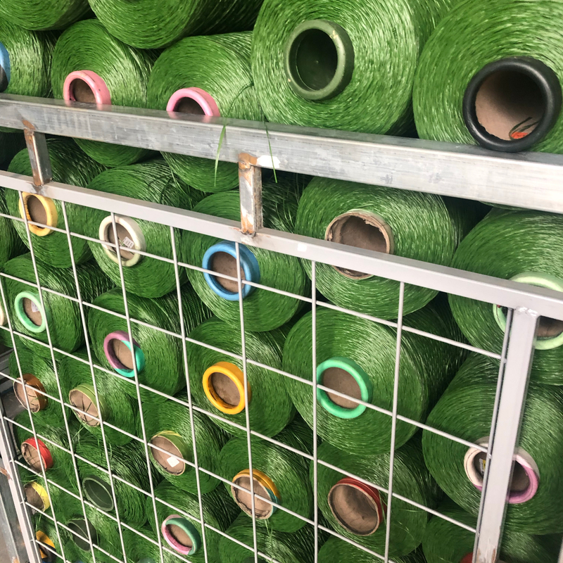 Flat Shape 100% New Material PE Grass Yarn for Manufacturing