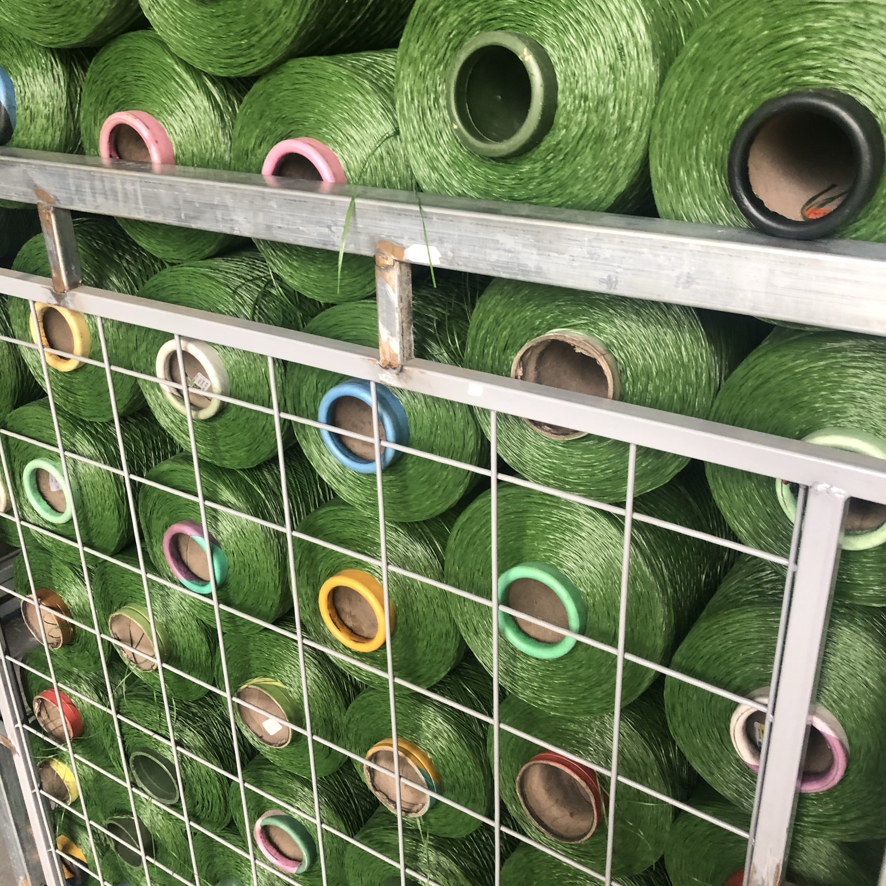 Flat Shape 100% New Material PE Grass Yarn for Manufacturing