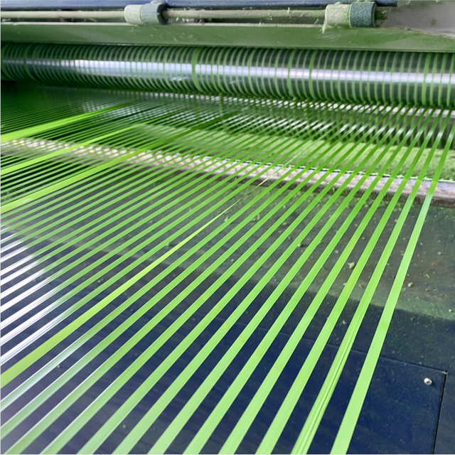 Flat Shape 100% New Material PE Grass Yarn for Manufacturing