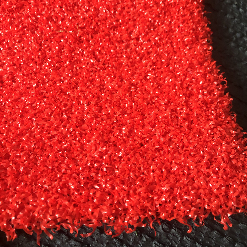 Red Color Artificial Turf For Golf Putting Green