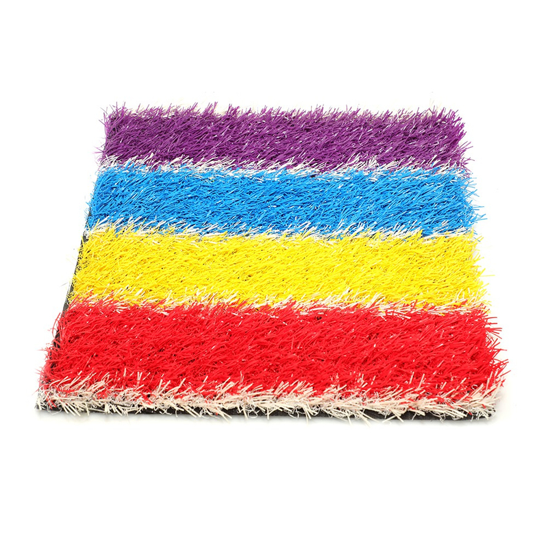 Eco-friendly Nontoxic Coloful Landscape Artificial Grass For Kindergarden Playground