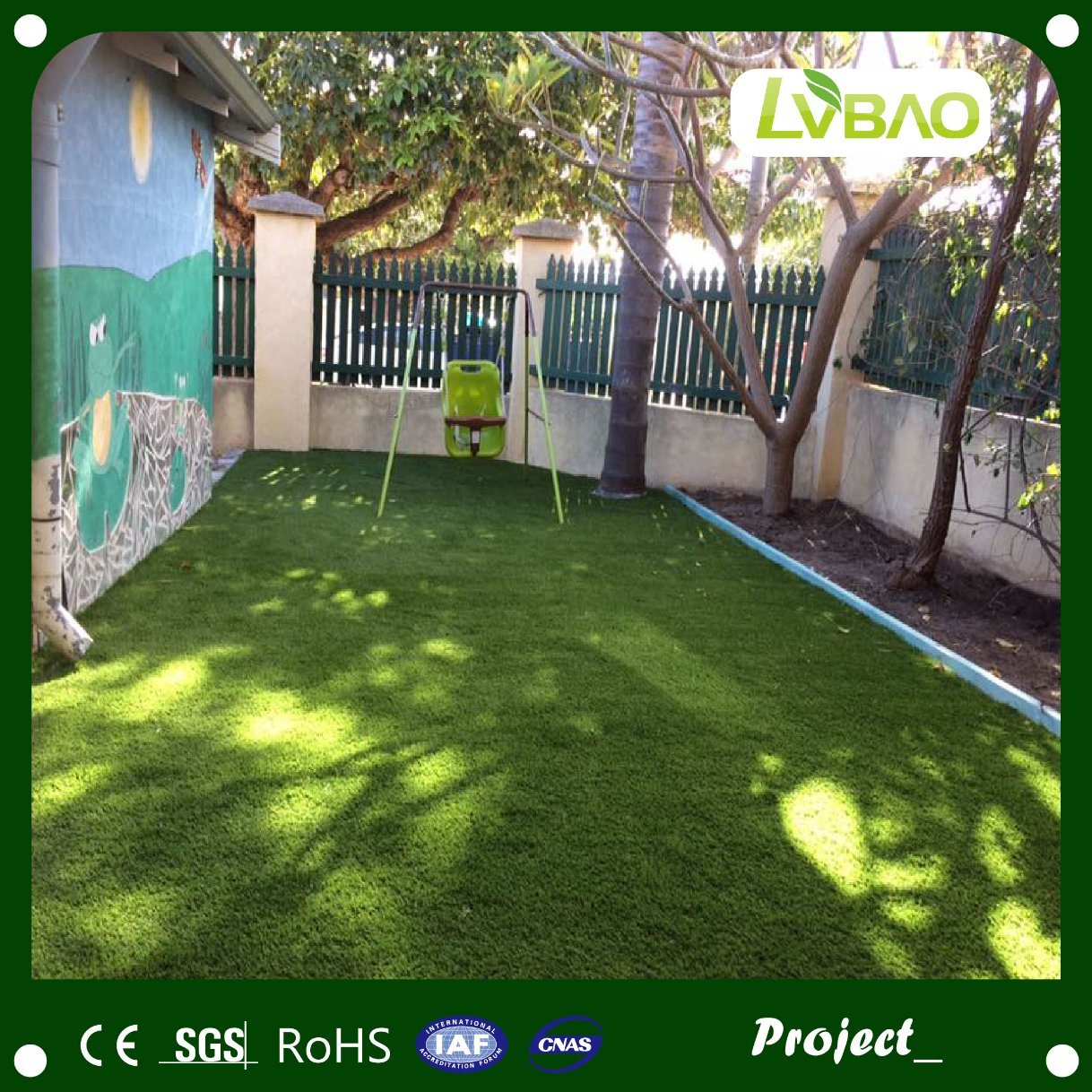 Easy Cleaning DIY Installation Landscaping Artificial Grass for Home Floor