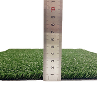 Fibrillated 10MM Dark Green Artificial Grass for Outdoor Decoration