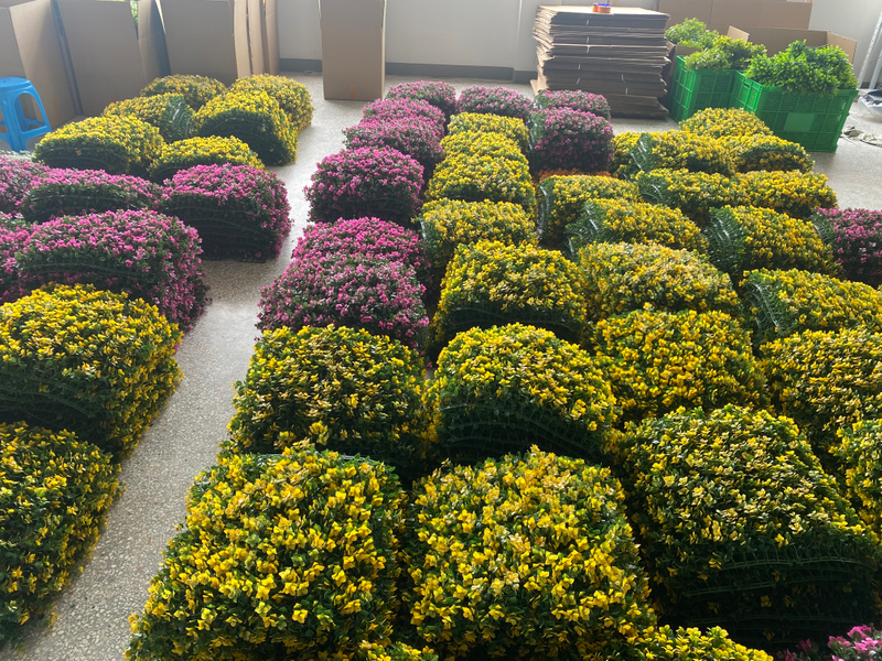LVBAO Customized UV Resistance Durable Fake Vertical Garden for Outdoor