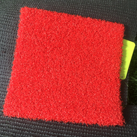 Red Color Artificial Turf For Golf Putting Green