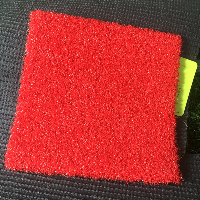 Red Color Artificial Turf For Golf Putting Green