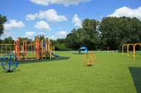 Lusher Fire Classification Grade UV Resistance Synthetic Grass for Building Project