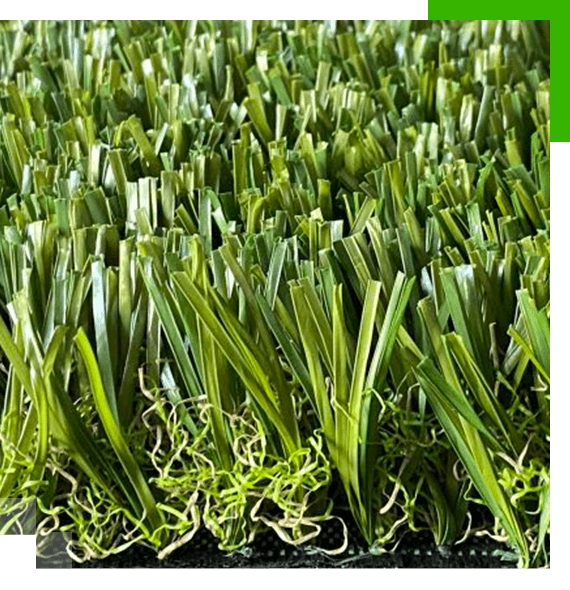 Plastic Light Green Eco-friendly Artificial Grass Yarn for Shade