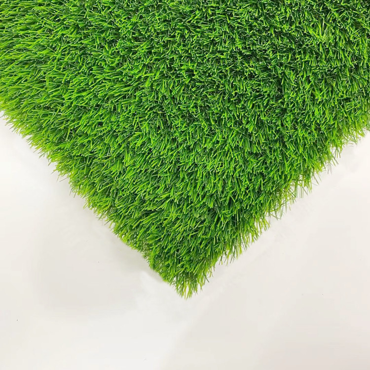 Three Tones Artificial Grass For Outside Playground Decoration