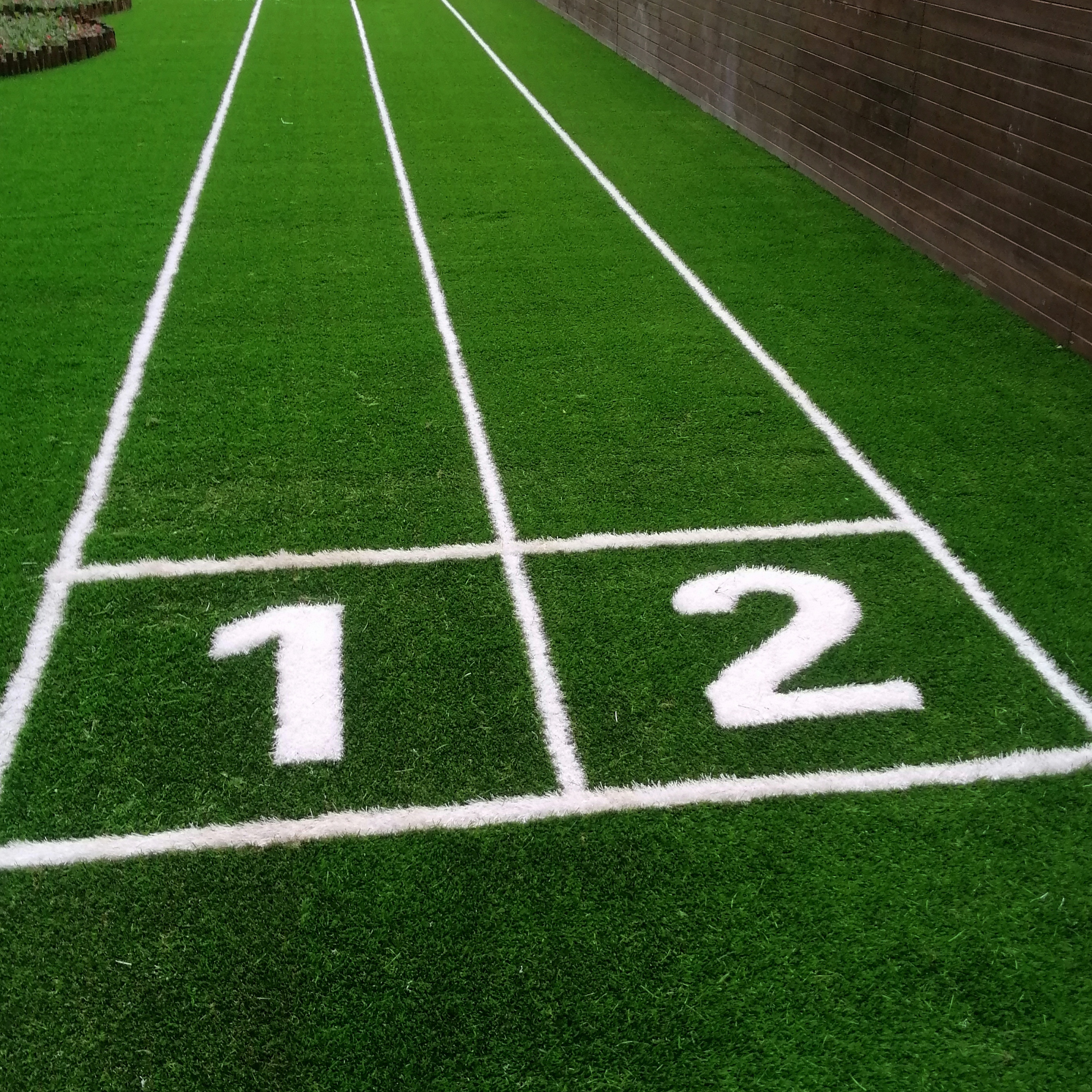 High Quality LOGO Customized Colorful Artificial Grass For Sled Rush