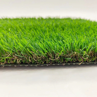 Four Tones Artificial Turf Grass For Backyard Landscaping Decor