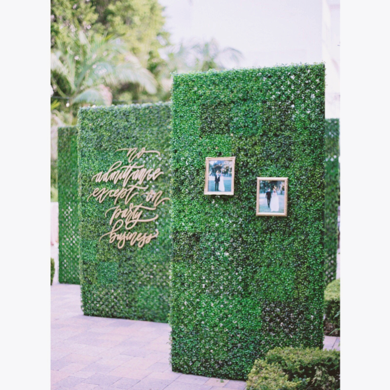 All Green Customized Style Bushes Grass for Commercial Decoration