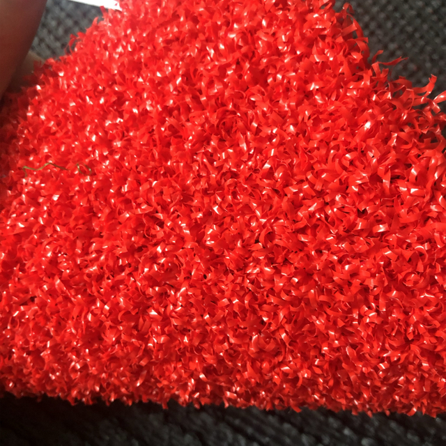 Red Color Artificial Turf For Golf Putting Green