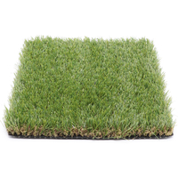 Fibrilated Grass Light Green Plastic Landscape Grass for Winter