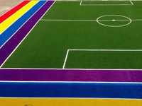 Colourful Rainbow Carpet Artificial Grass for Indoor Outdoor Field