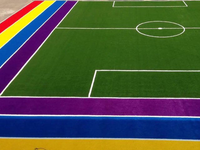 Matte Grass Blade Yarn Anti-Fire Sports Grass for Indoor And Outdoor Sports