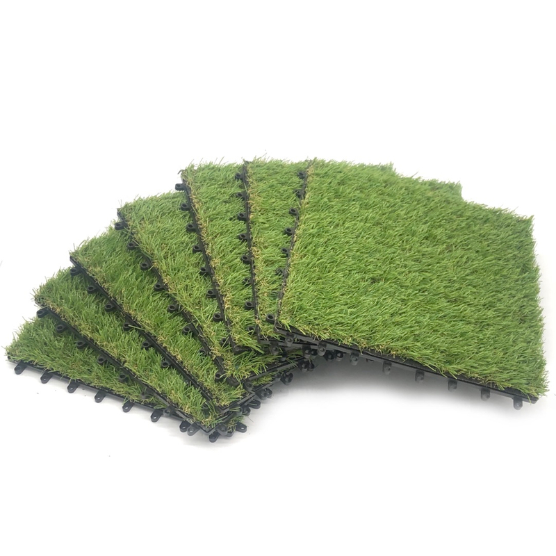 Tender Green PE+PP Native Landscape For Grass Playground 