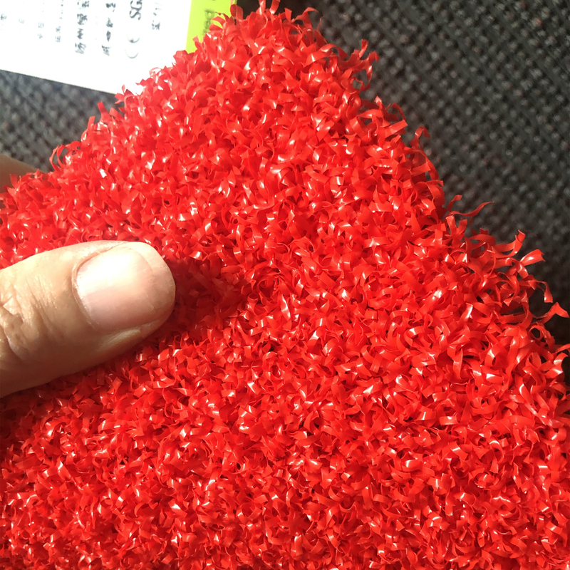 Red Color Artificial Turf For Golf Putting Green