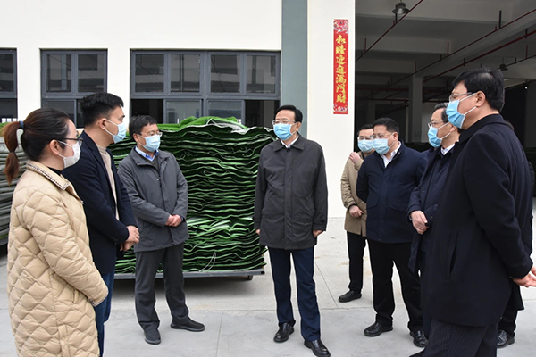 2021 Yangzhou municipal Party Secretary visits the factory
