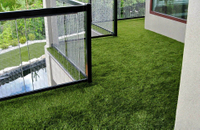 China Factory Anti-UV Conserves Water Low Maintenance Artificial Grass for Garden Deck