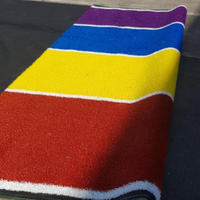 Four Color Artificial Turf For Runway Installation