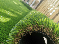 40mm Noninfilling Outdoor Artificial Grass For Courtyard