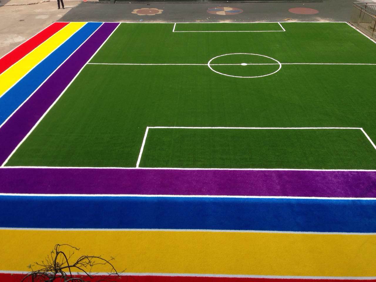 Colorful Good Resilience No-need Mowing Artificial Turf for Backyard Decor Grass