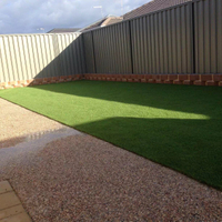 Waterproof Lusher Good Resilience Synthetic Grass for Leisure Lawn