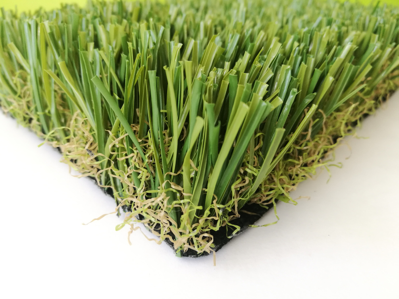  Natural-looking Waterproof Synthetic Landscape Grass for Commercial