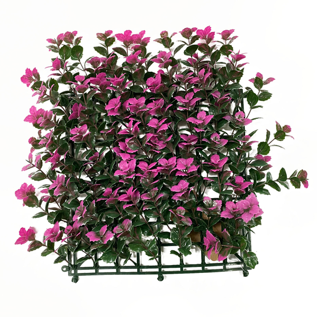 Plastic Foliage Decoration Artificial Vertical Garden For Outdoor Green Wall