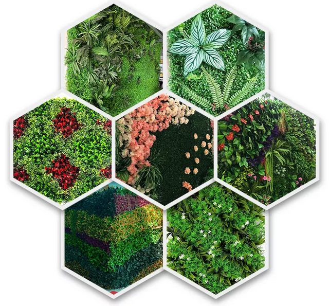 Fake Plants Natural Look Boxwood Artificial Vertical Garden for Outdoor