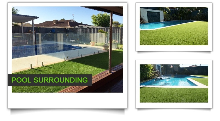 Residential Lawns Competitive Price perfect drainage Artificial Turf for backyard