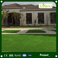 Monofilament Yarn Fibers UV Resistance Synthetic Grass for Indoor/Outdoor Décor 