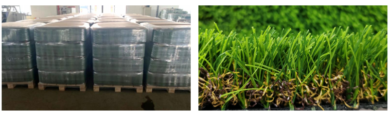 Strong Weatherability Hot Sale Non-toxic Health Safety Artificial Turf Yarn for for Outdoor Garden
