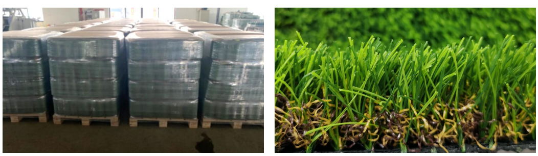 Strong Weatherability Hot Sale Non-toxic Health Safety Artificial Turf Yarn for for Outdoor Garden