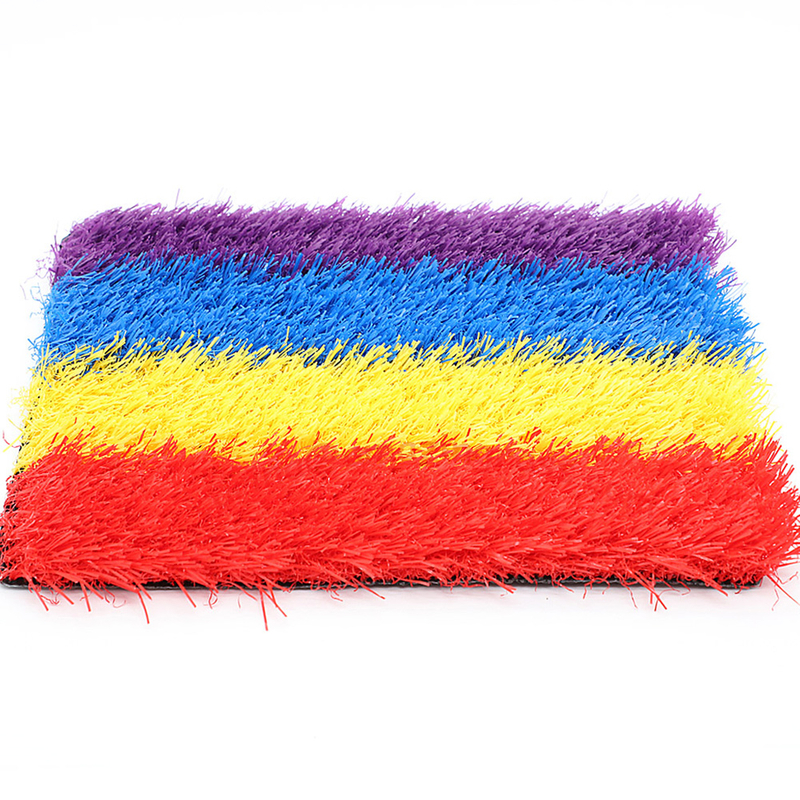 Four Color Artificial Turf For Runway Installation