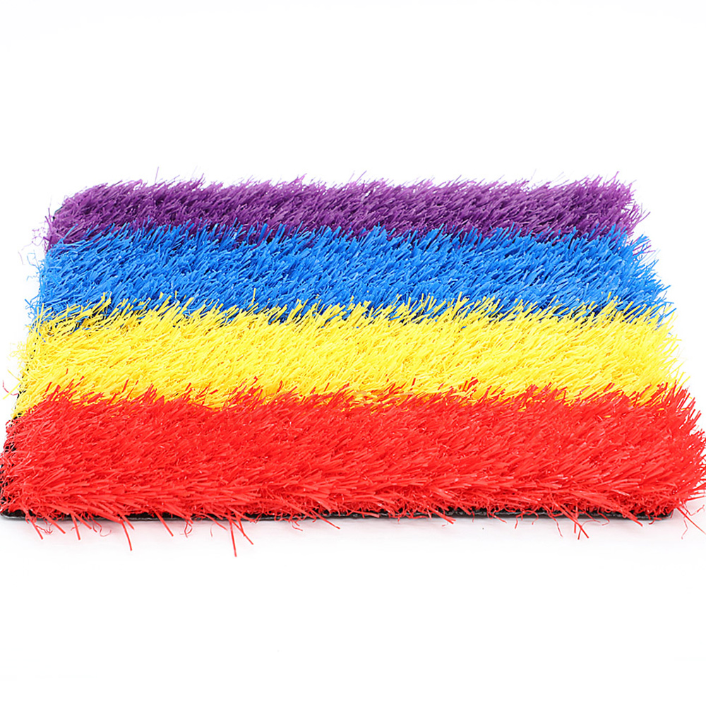 Four Color Artificial Turf For Runway Installation