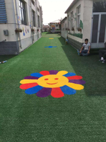 Colorful Good Resilience No-need Mowing Artificial Turf for Backyard Decor Grass